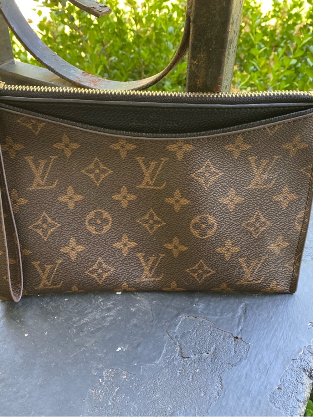 Not Authentic NWOT Louis Vuitton Monogram Pouch in Brown monogram